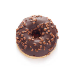 Mini Donuts Cobertura Chocolate 6cm