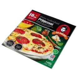 Pizzas Individuales de Pepperoni 160gr
